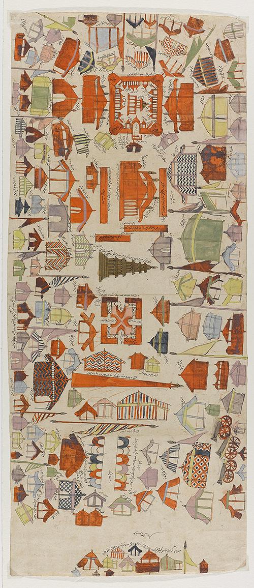 AKM708, Plan of an Encampment, Front